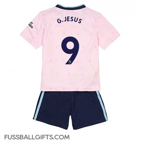 Arsenal Gabriel Jesus #9 Fußballbekleidung 3rd trikot Kinder 2022-23 Kurzarm (+ kurze hosen)